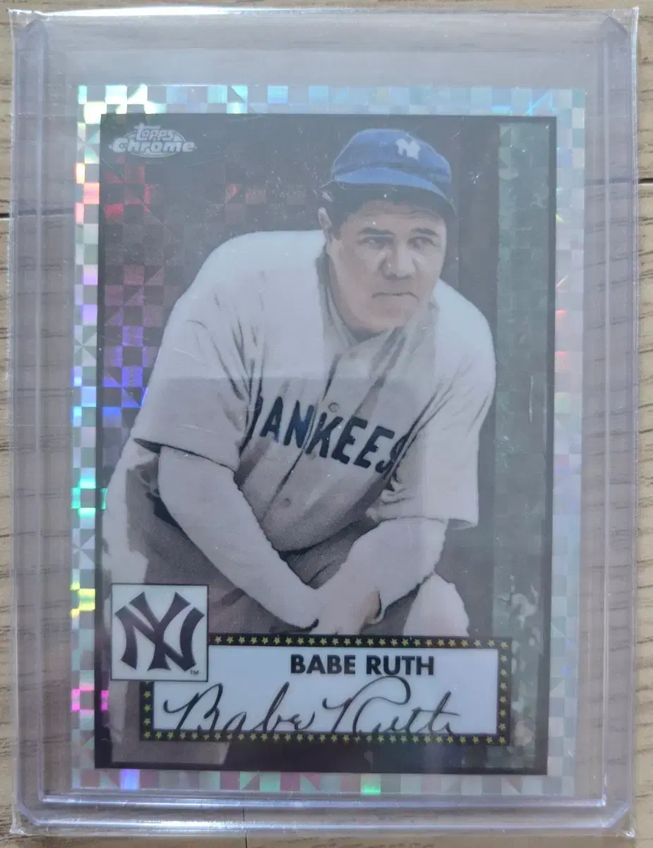 Topps Chrome 베이브 루스 야구 카드