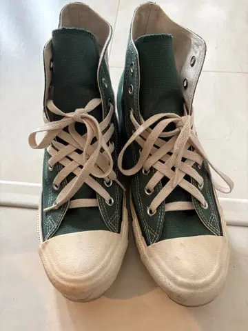 가격 인하 가능 CONVERSE ALL STAR 그린 하이컷