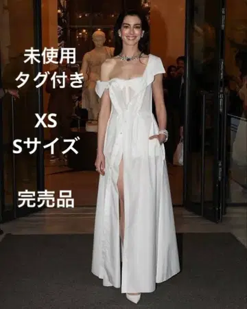 앤 해서웨이 GAP 셔츠 원피스 드레스