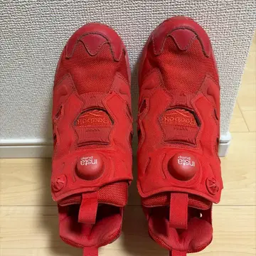 Reebok INSTAPUMP FURY 올 레드 펌프 퓨리