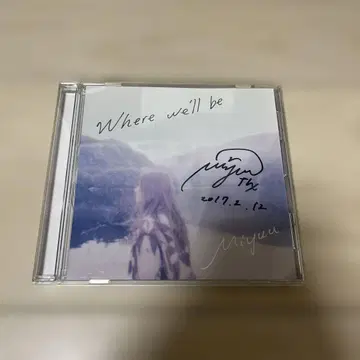 친필 사인 Where we'll be / Miyuu