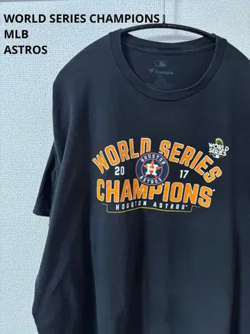 MLB 애스트로스 월드 시리즈 챔피언 2XL 블랙