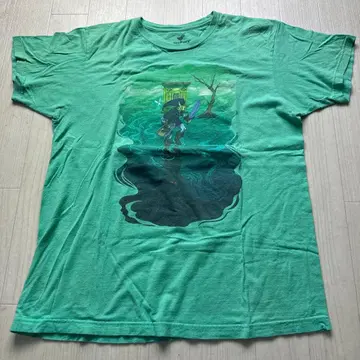 Tee Fury 젤다의 전설 시간의 오카리나 물의 신전 T셔츠 L