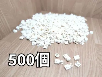 레고 500개 화이트 1 x 1 스터드 클립 로프 작은 부품