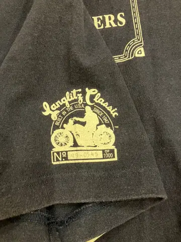 Langlitz Classic 한정판 T셔츠 네이비