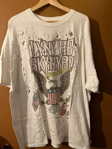 LYNYRD SKYNYRD 데미지 가공 T셔츠