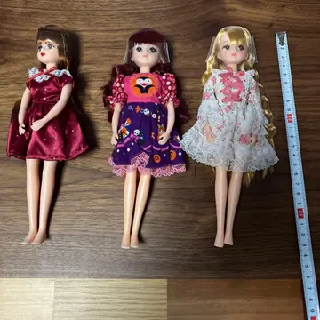 리카짱 인형 구 타카라 제품? 3체 세트