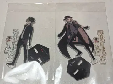 문호 스트레이독스 나카하라 츄야 원작 그림 아크릴 스탠드 2개 세트