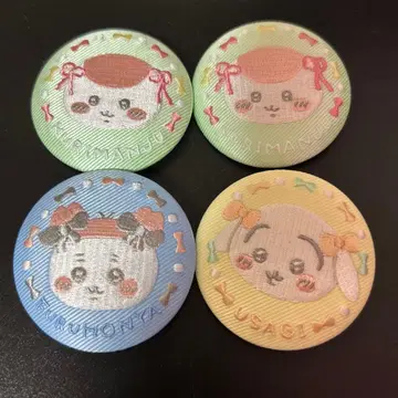토끼 게 밤만쥬 자수 캔뱃지