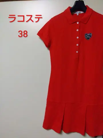 라코스테 오렌지 원피스 38
