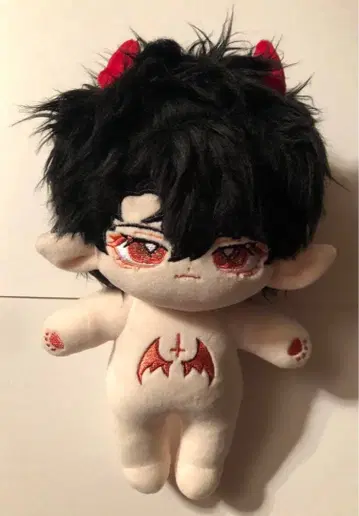 [뿔 탈부착 가능] 무속성 봉제 인형 20cm 옷 갈아입기