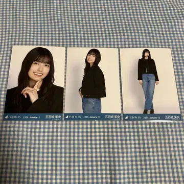 노기자카46 이오키 마오 브로마이드 크롭 자켓 3종 컴프