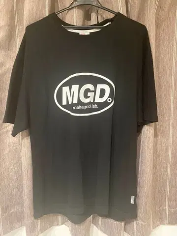 mahagrid MGD. 로고 T셔츠 블랙