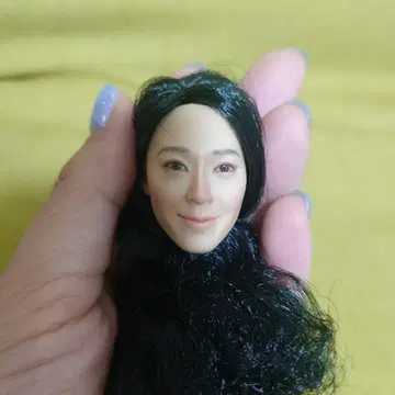 1/6 인형 tbleague KUMIK 블랙 헤어 미녀 헤드 미사용품