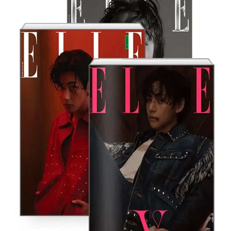 3권 세트 새상품) 엘르 ELLE 2023 BTS V 뷔 잡지