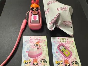 파워퍼프걸 키캡 키보드 참