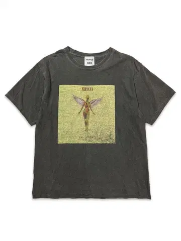insonnia NIRVANA IN UTERO 티셔츠 L 사이즈 블랙