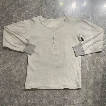 50s 60s 긴팔 티셔츠 맨투맨 투톤 속기모 빈티지 그레이