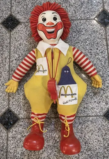 맥도날드 도날드 앤티크 인형 빈티지 인형