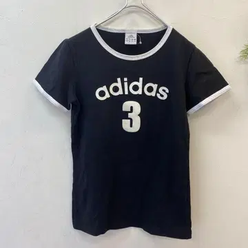 adidas 아디다스 블랙 링거 T셔츠 반팔 로고 T셔츠 3 블랙