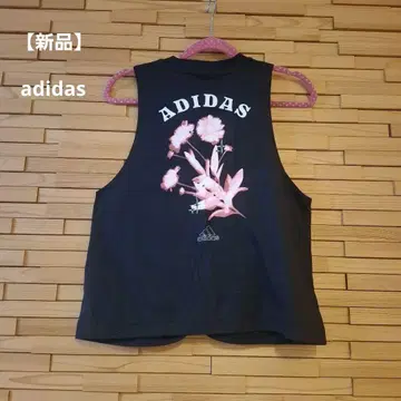 [ 새상품 ] adidas 플라워 프린트 탱크탑 L 사이즈