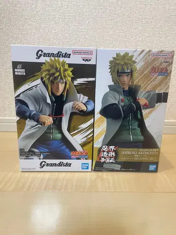 NARUTO Grandista 나미카제 미나토 피규어 2세트