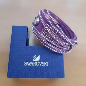 Swarovski 퍼플 팔찌