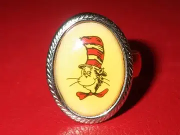 60'S 캣 인 더 햇 토이링 480 빈티지 반지 고양이
