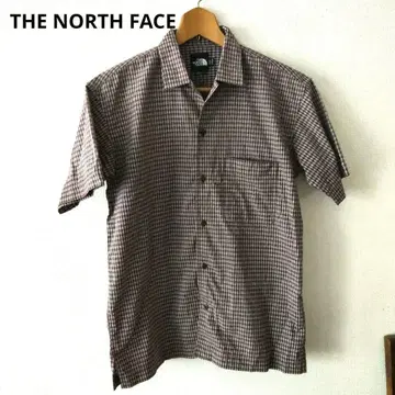 THE NORTH FACE 체크 무늬 반팔 셔츠 MEN'S S
