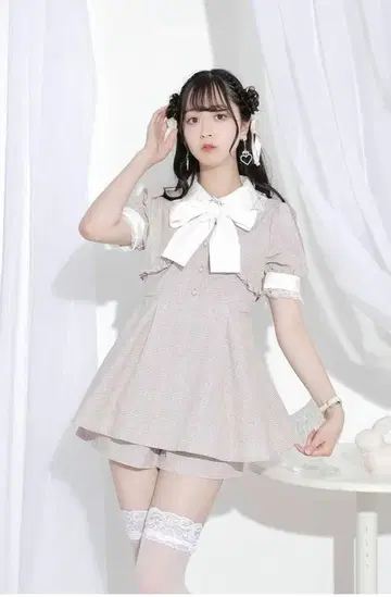 NOEMIE 체크 무늬 셋업