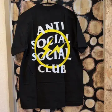 [정품 택 포함] ASSC x fragment 썬더 로고 T셔츠 M
