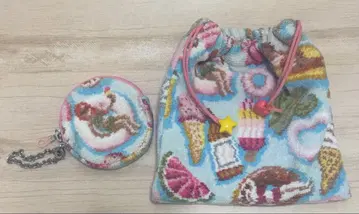 러브러리 바이 페이러 수영장 파티 복조리 파우치 서클 파우치 2개