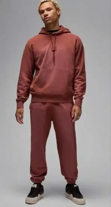 Jordan Flight Fleece Dark Pony 셋업