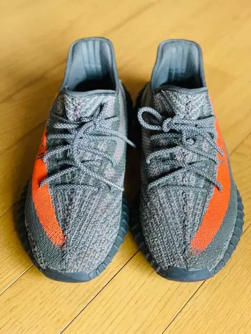 Yeezy Boost 350 V2 그레이/오렌지