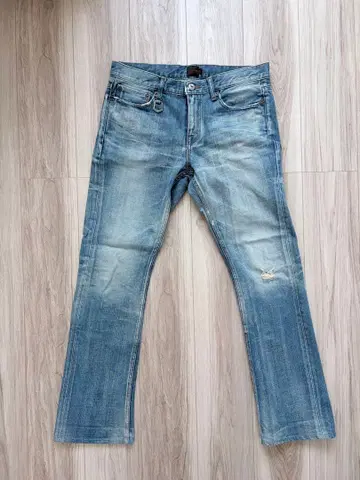 JACKROSE 라이트 블루 스트레이트 데님 33인치