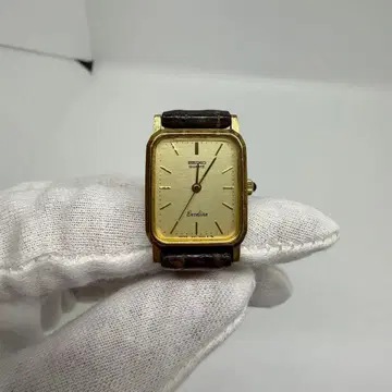 SEIKO 손목시계 엑시 쿼츠 골드