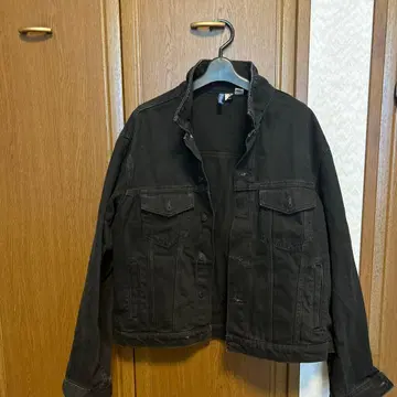 H&M 블랙 데님 자켓 포스트 말론