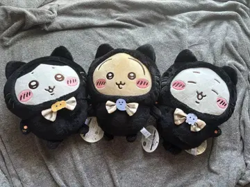 치이카와 (먼작귀) 검은 고양이 봉제 인형 세트