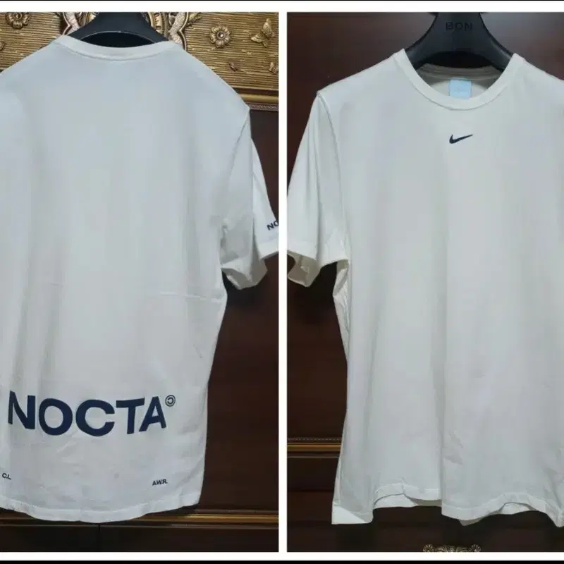 신품급 나이키X드레이크 녹타 NOCTA 반팔 XL 화이트