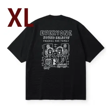 everyone j.30000 ESS 티셔츠 BLACK XL