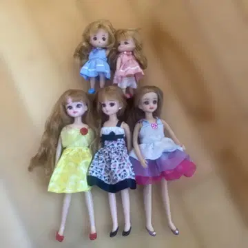 리카짱 인형 5체 묶음 판매