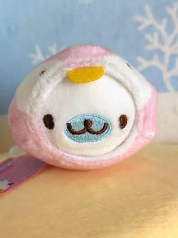 마메고마 컬렉션 손바닥 봉제 인형 아쿠아리움 펭귄 핑크