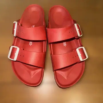 새상품급 버켄스탁 BIRKENSTOCK 애리조나 EVA 레드