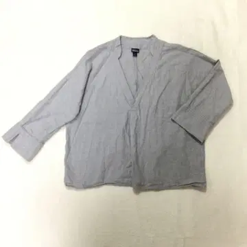 patagonia 면 100% 그레이 오부 소매 셔츠 S