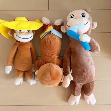 호기심 많은 조지 봉제 인형 대형