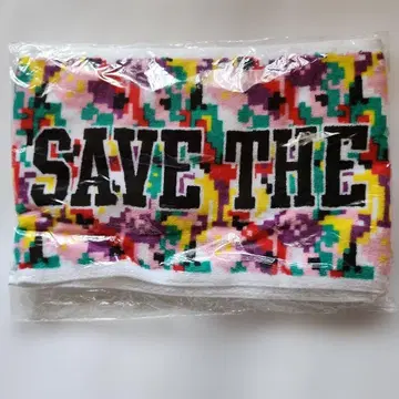 모모이로 클로버Z 컬러풀 카모플라쥬 타월 SAVE THE WORLD