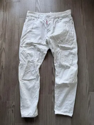 DSQUARED2 화이트 팬츠