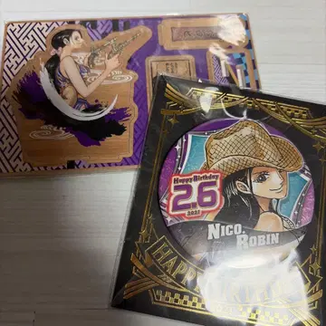 명장면 디오라마 피규어 생일 캔뱃지 벌스데이 원피스 로빈