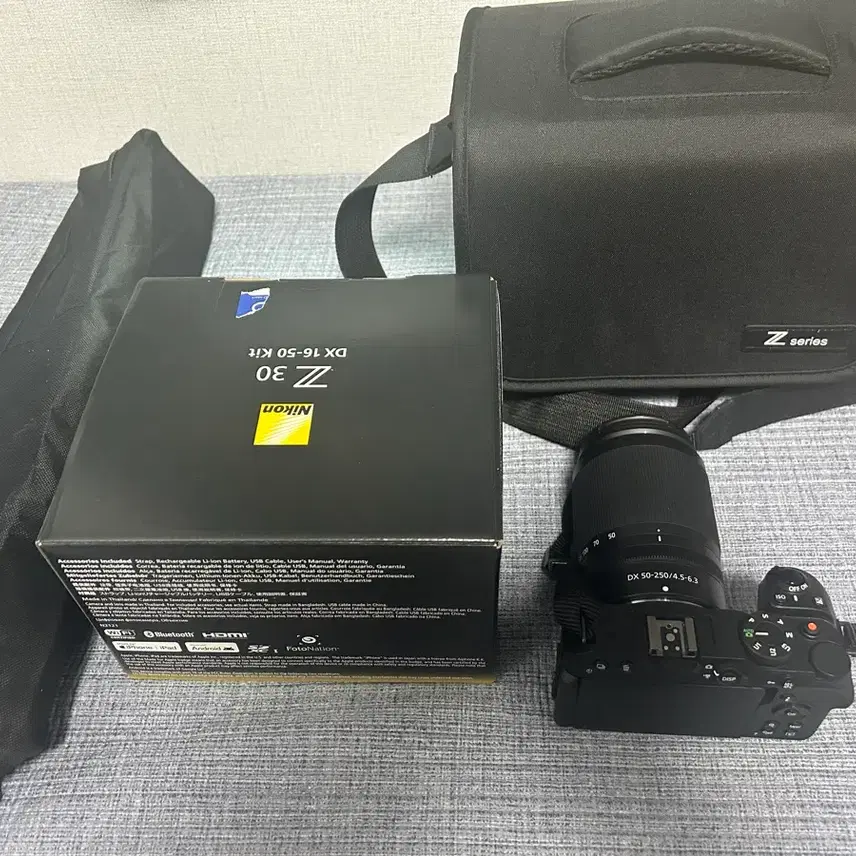니콘 미러리스 카메라 블랙 NIKON z30 16-50