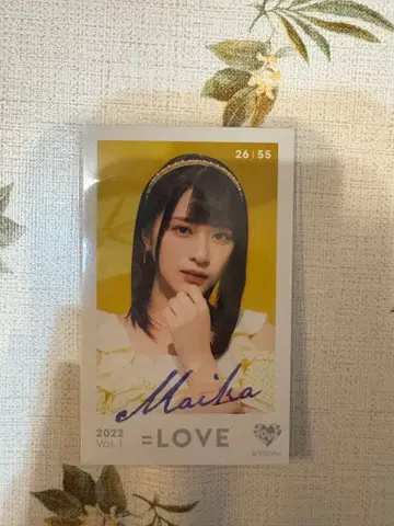 =LOVE 이코러브 사사키 마이카 미니 사진 vol.1 위켄드 시트론